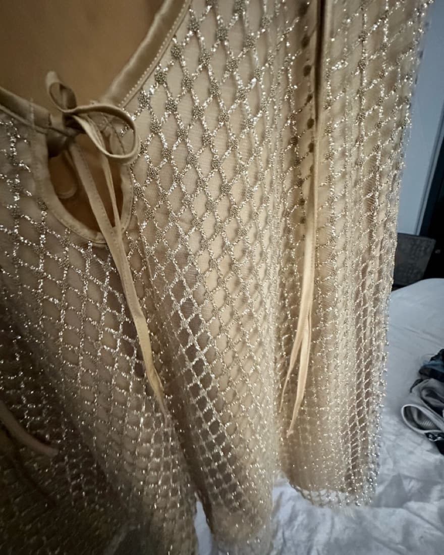 For Love & Lemons Glitter Slip Dress - Image 2