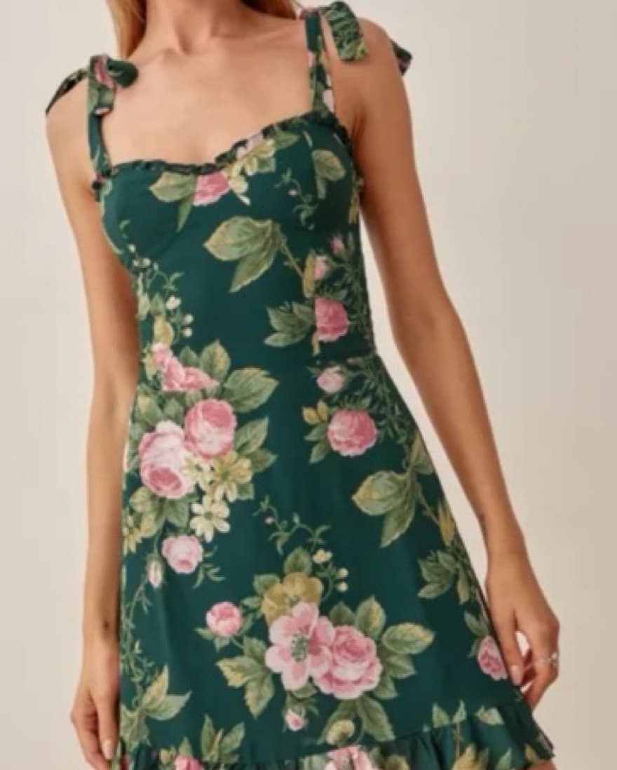 Reformation Christine Mini Dress - Image 2