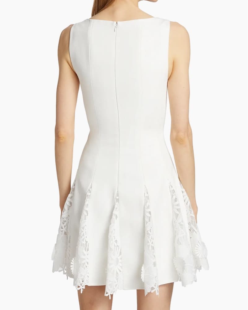 Milly Ariel Cady 3D Lace Minidress  - Image 4