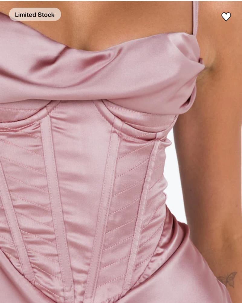 Mauve Corset Maxi dress - Image 5