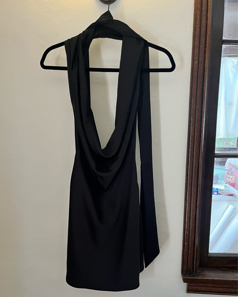 Lovers & Friends | Black Satin Dress - Image 3