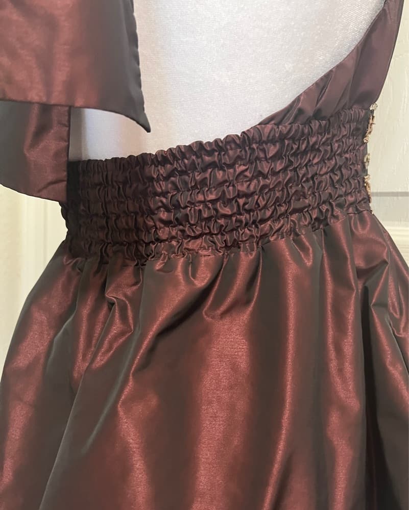 brown cupcake style halter dress - Image 5