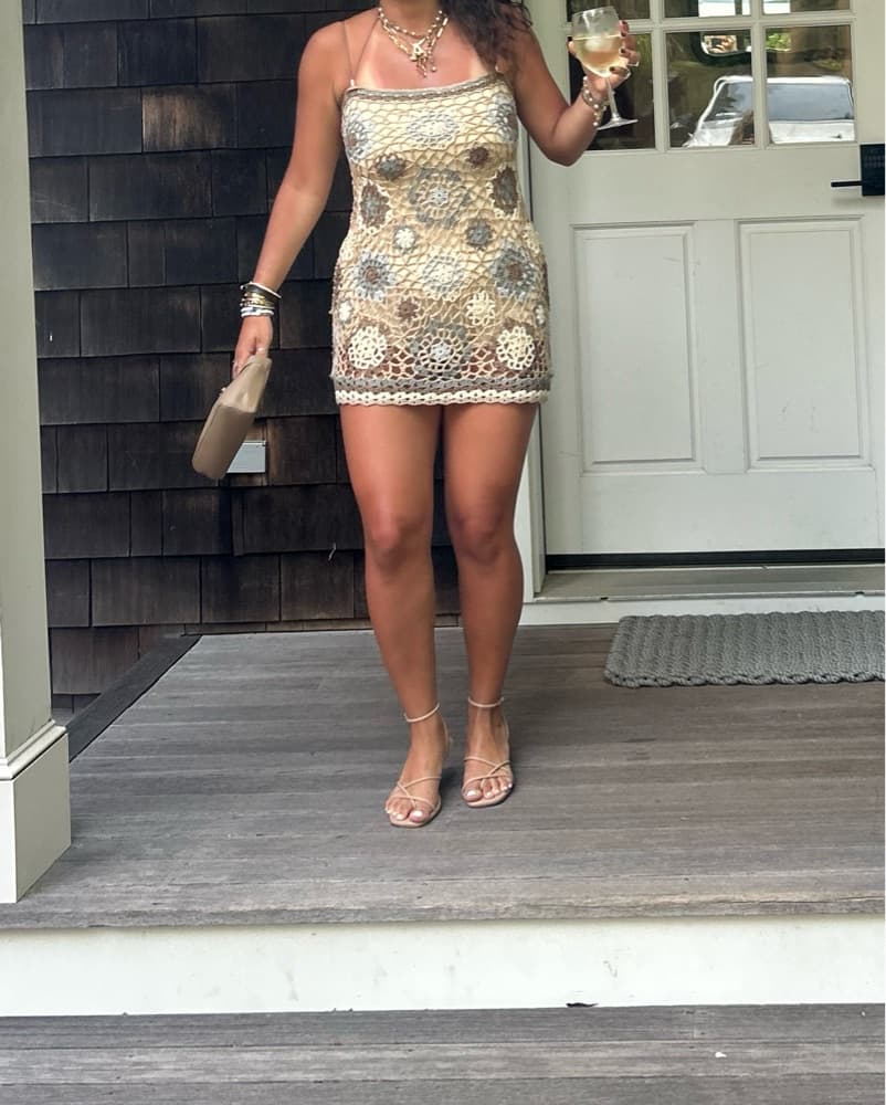 Crochet Mini Dress  - Image 1