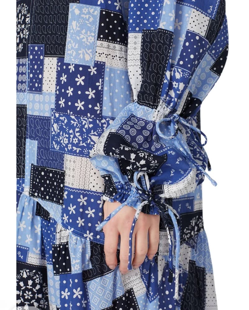 Amily dress bandana print - Image 3