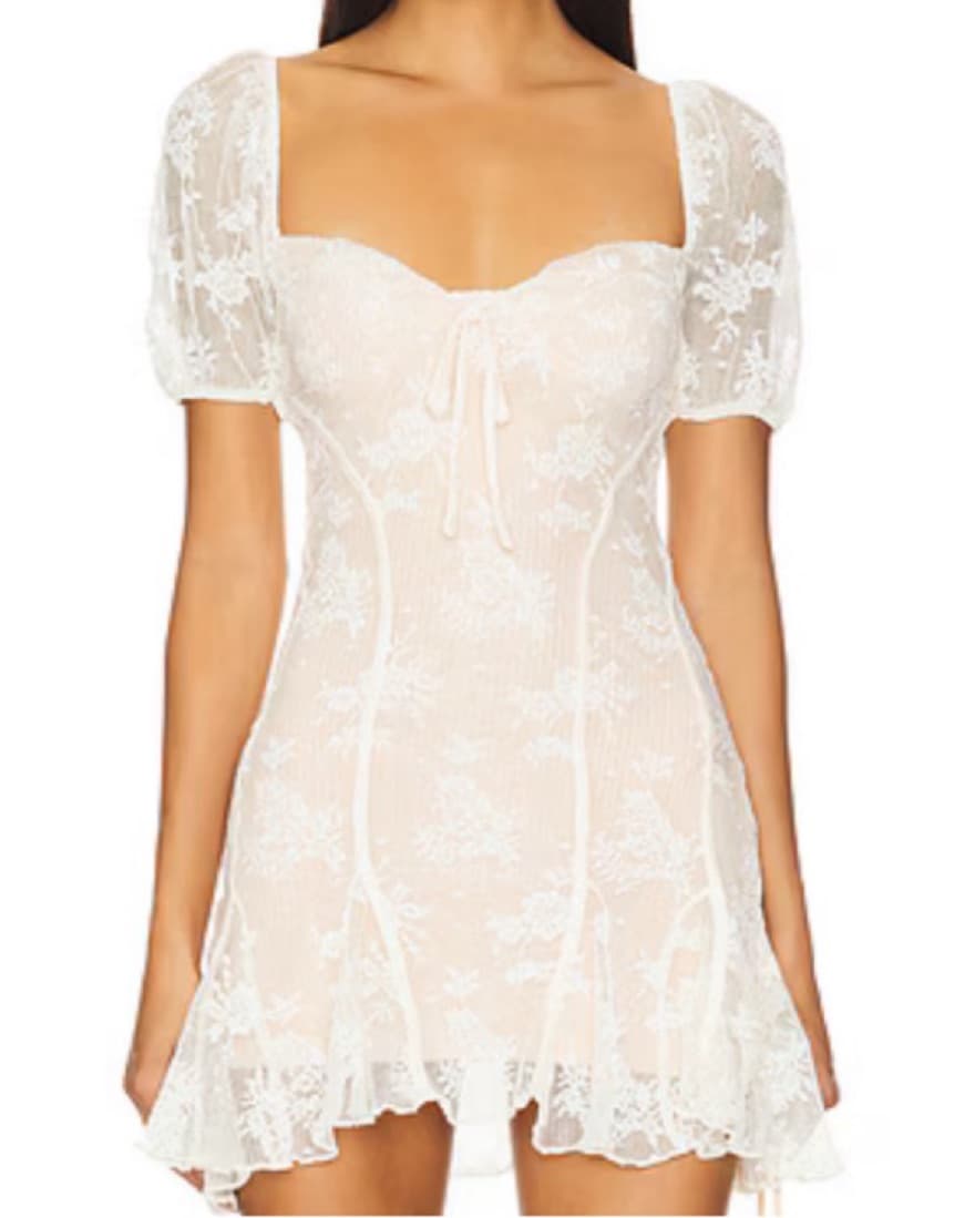 Revolve Romantic Lace Mini Dress - Image 2