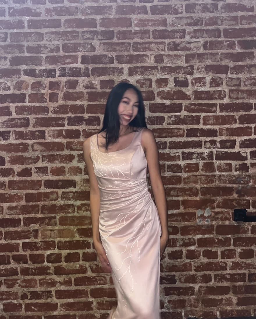 Vintage Crystal-Embroidered Gown - Image 3
