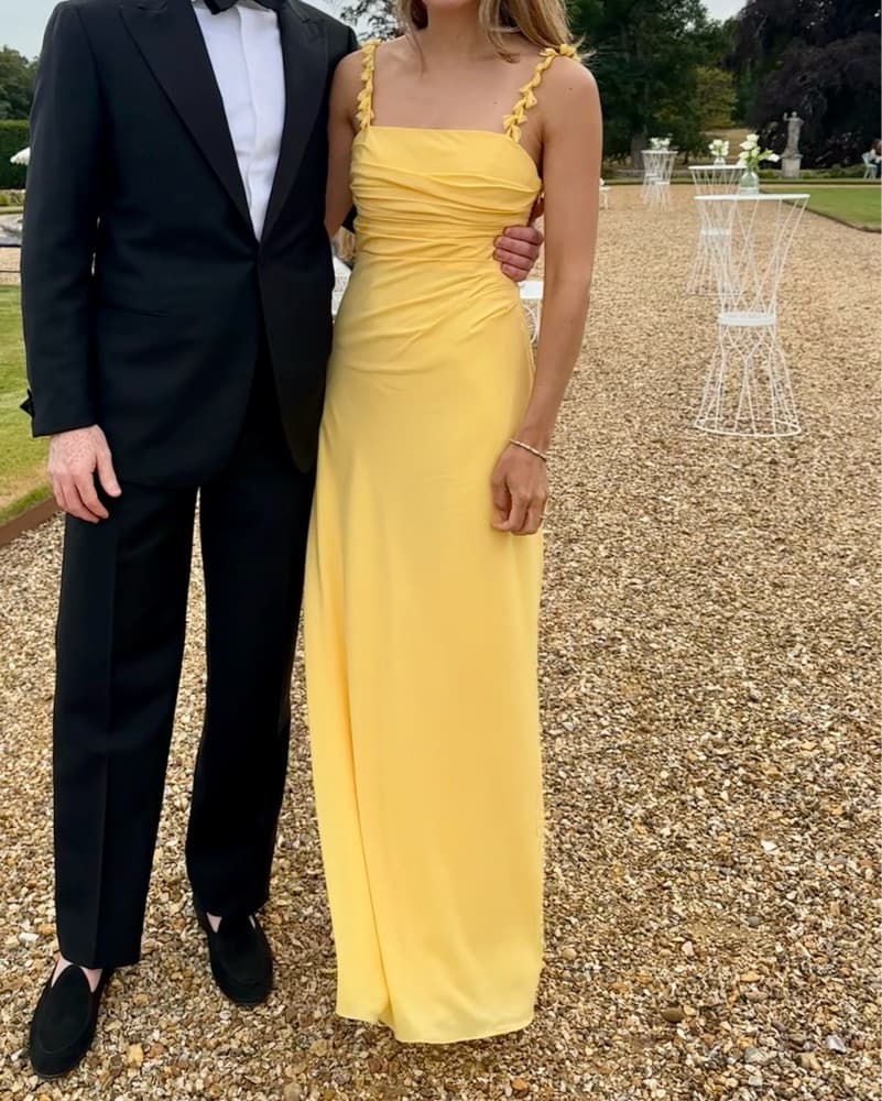 Aje Butter Yellow Formal Dress - Image 2