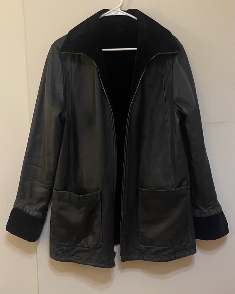 Vintage Leather and Suede Jacket - Image 1