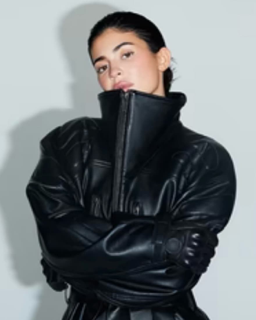 Khy Oversized Trench Leather Coat - Image 3