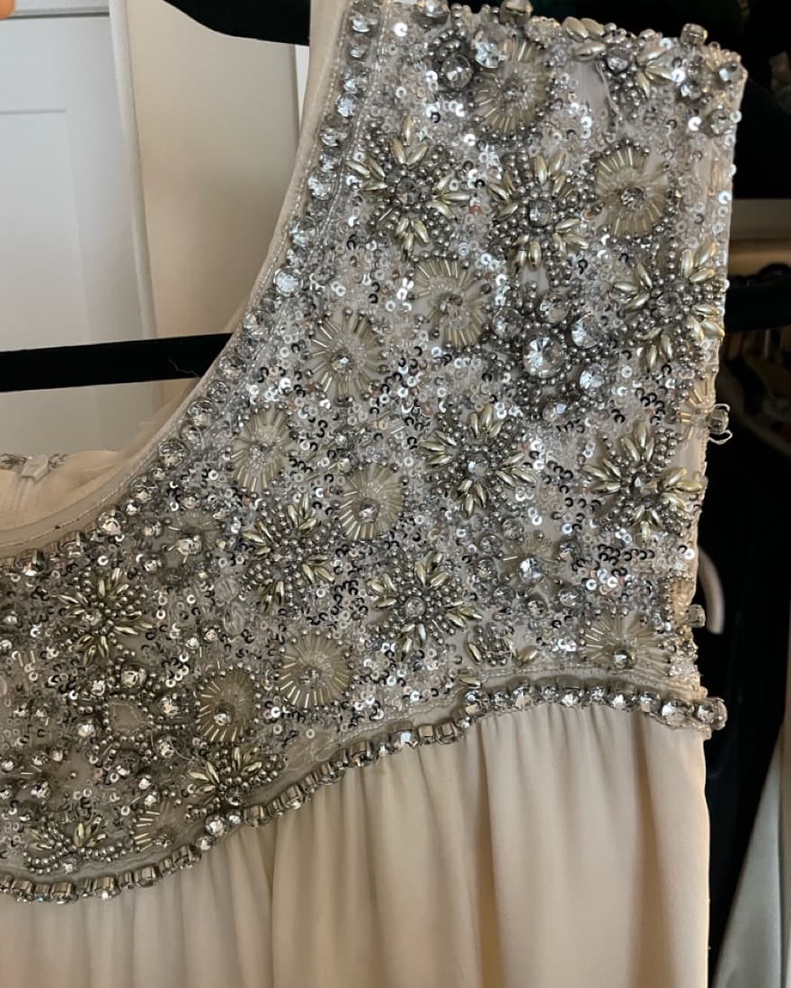 Mini Dress W/ Embellished Neckline - Image 2