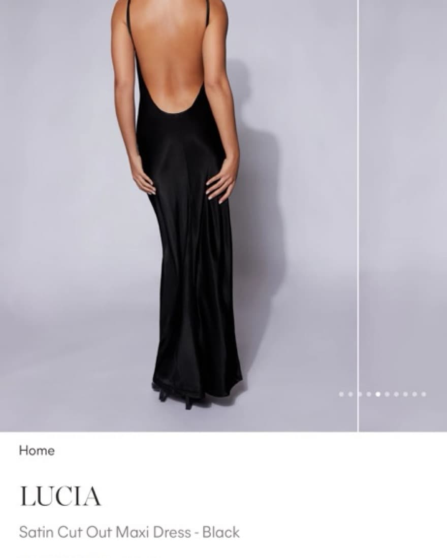 Meshki Black Backless Fun Front - Image 3