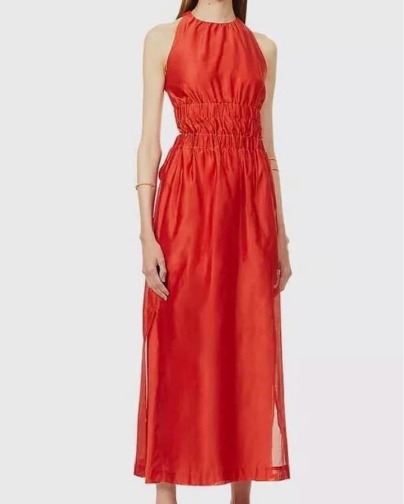 SIR the label red backless Maxi Dress - Image 1