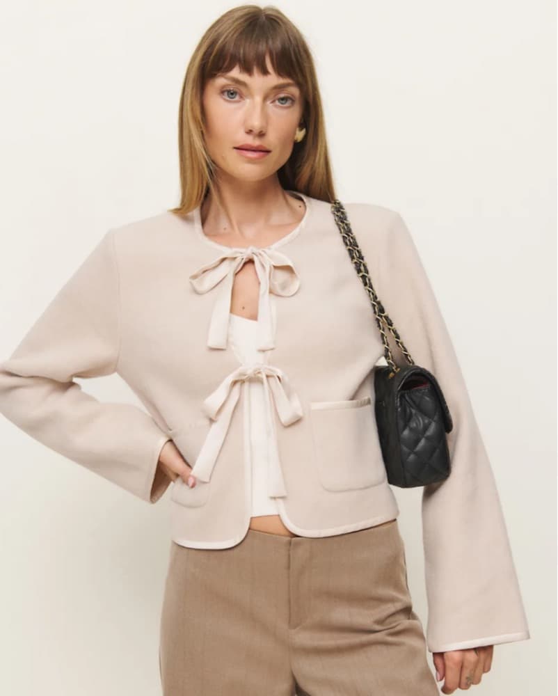 Daisy Cropped Jacket - Image 1