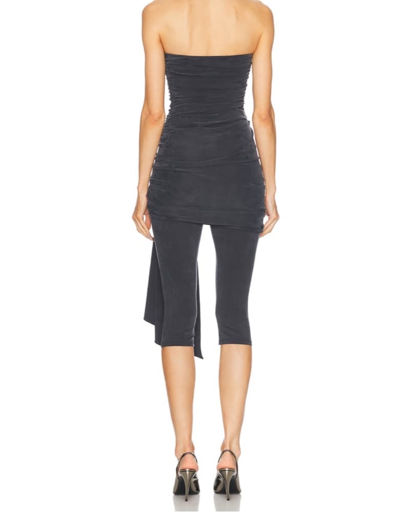 Alexander Wang Strapless Wrap Catsuit - Image 4