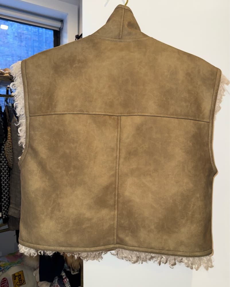 Isabel Marant Reversible Shearling Vest - Image 3
