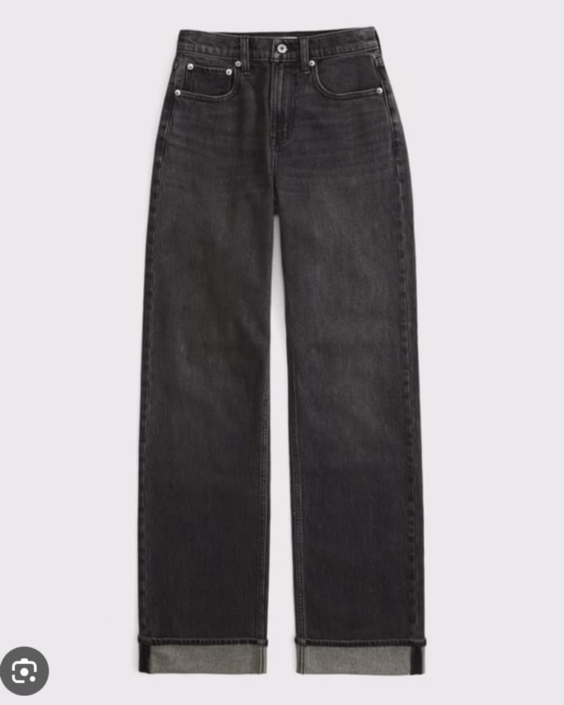Black High Waisted Jeans  - Image 1