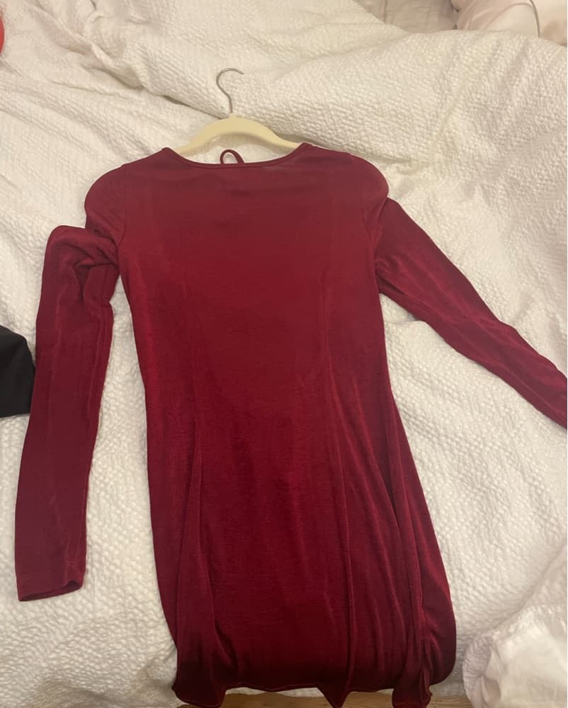 Montana Mini Dress Crimson - Image 3