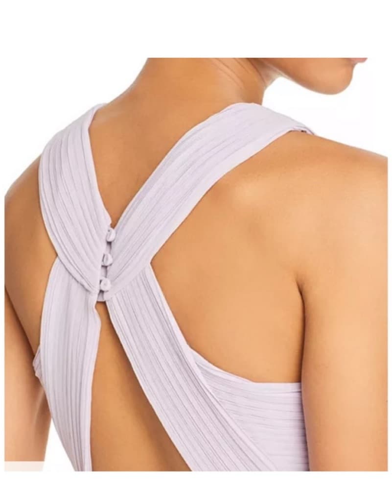 bcbgmaxazra lilac Gown With Cut Out Back - Image 2