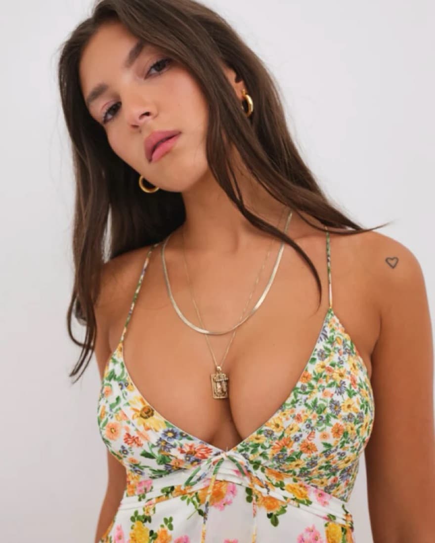 For Love & Lemons Rosalyn Maxi Dress - Image 3