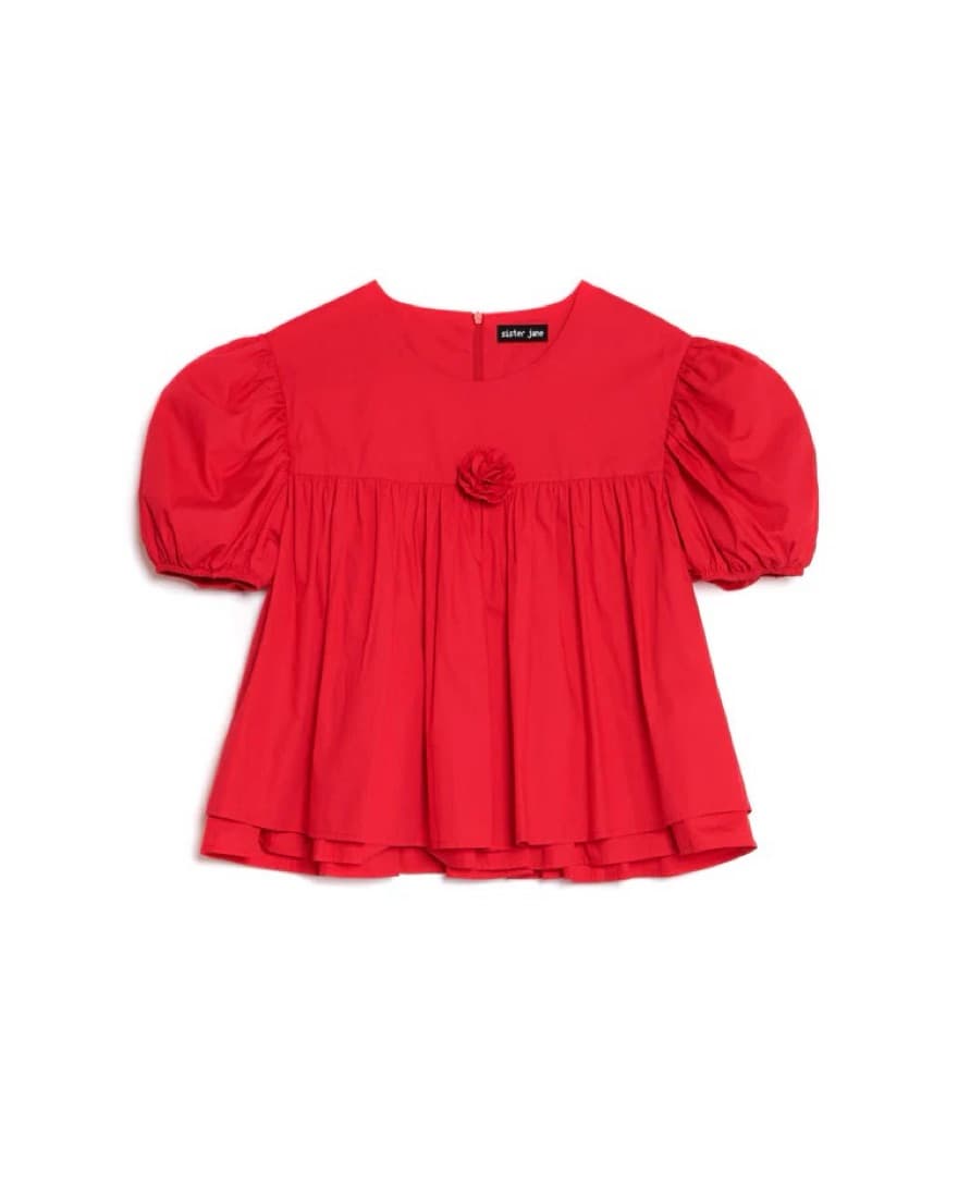 Sister Jane Red Rosette Top - Image 2