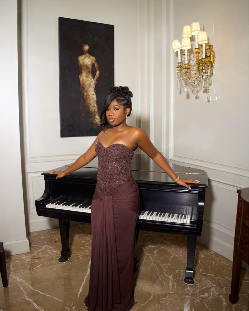 Babyboo Chocolate Brown Strapless Maxi D - Image 3
