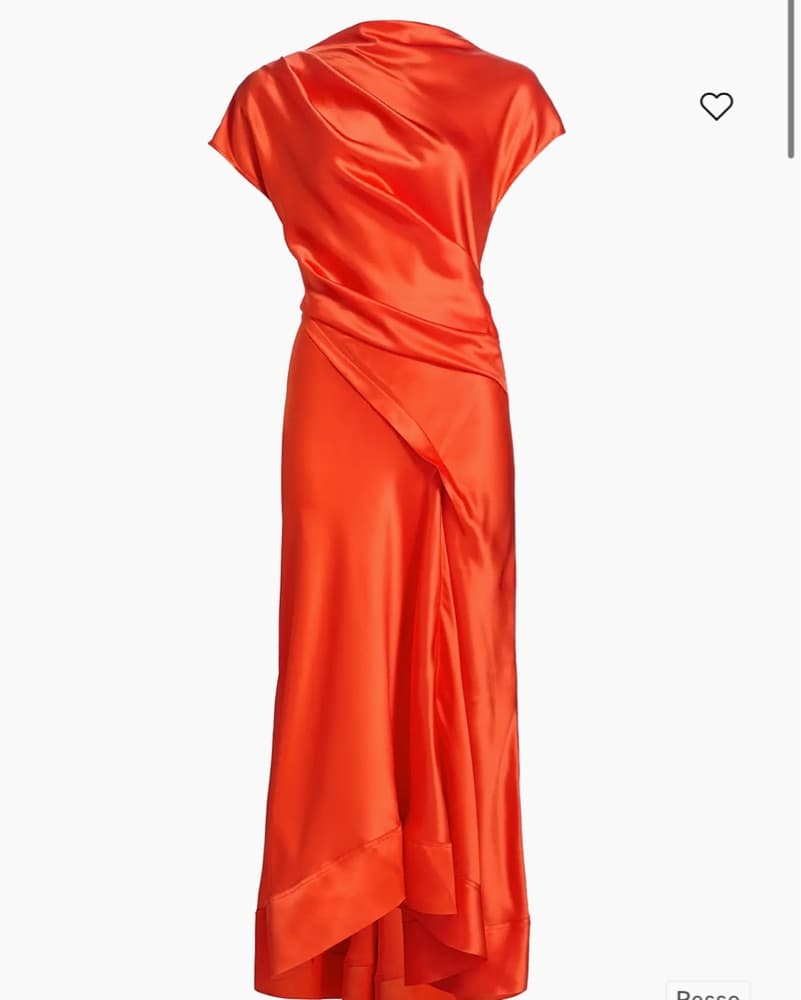 Acler Glatton Satin Maxi Dress - Image 2
