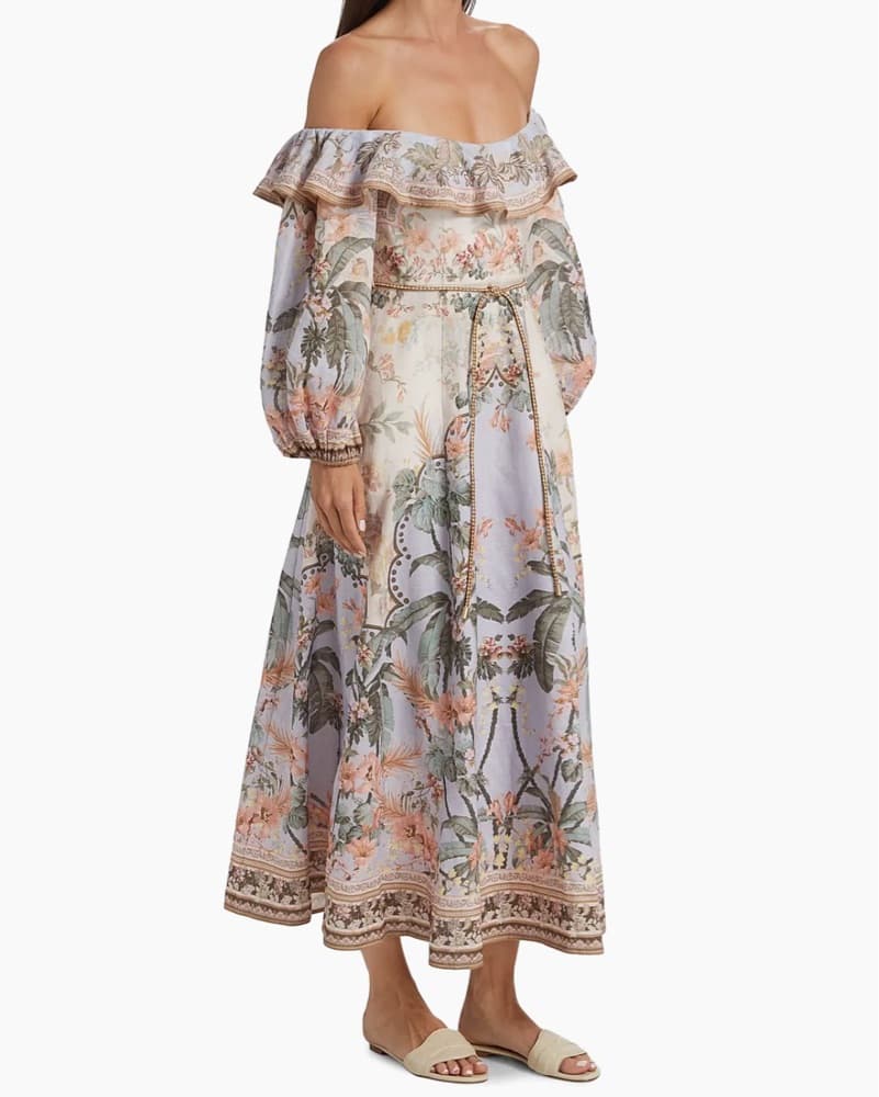Zimmermann Off-Shoulder Wylie Dress - Image 2