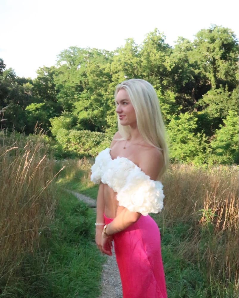 White Floral Top  - Image 5