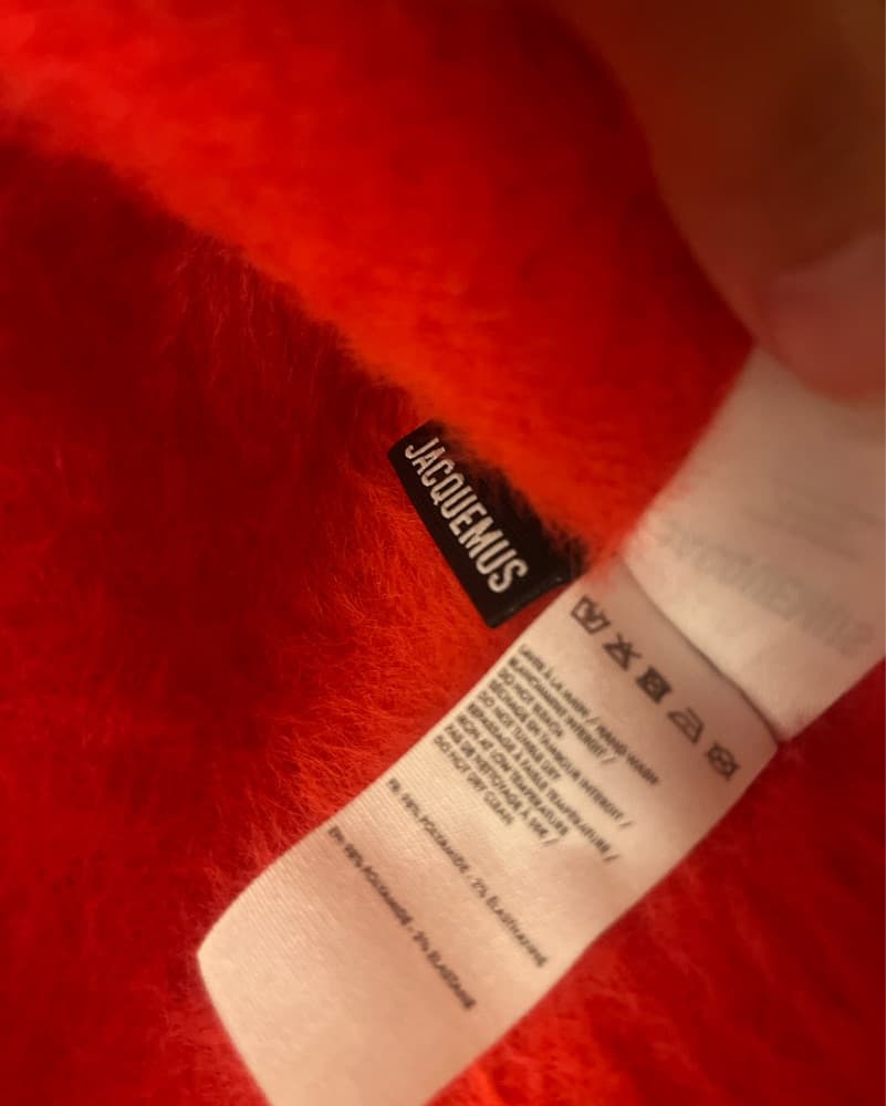 Red Furry Cardigan  - Image 4