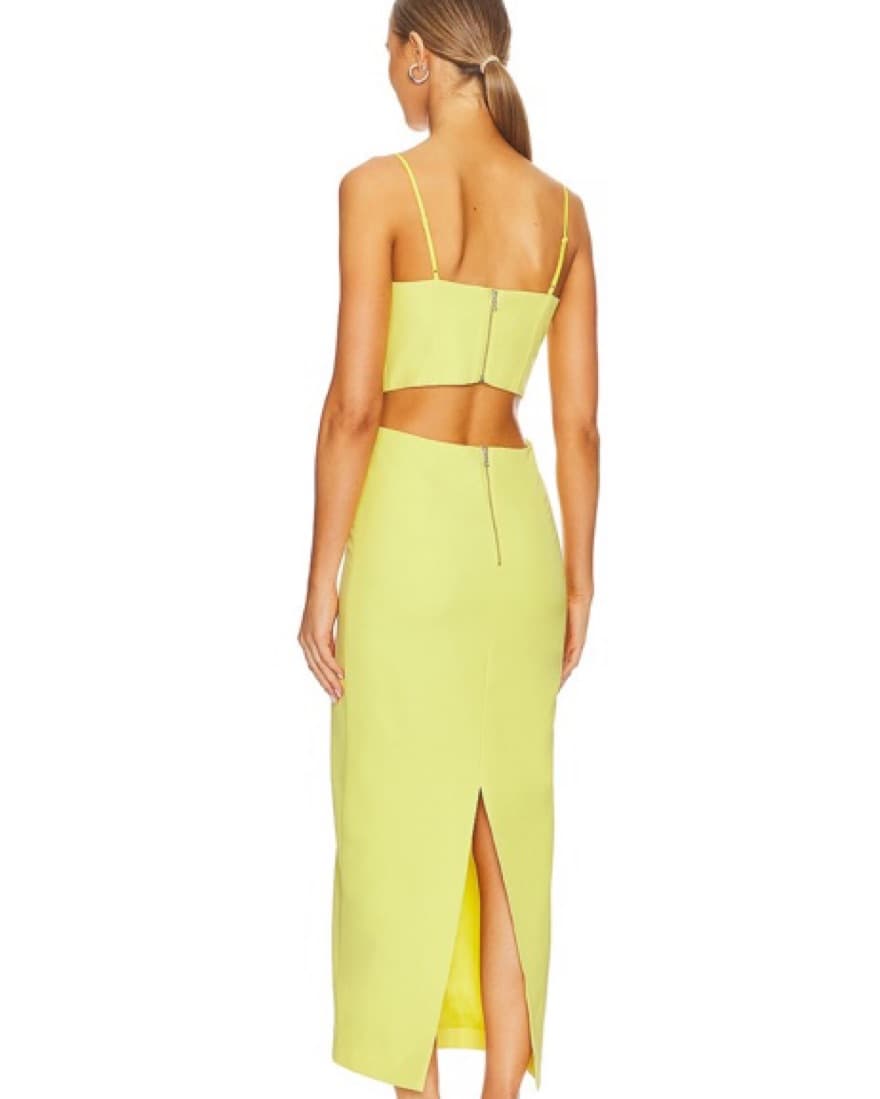 Revolve- Bardot Yellow Formal Dress  - Image 3