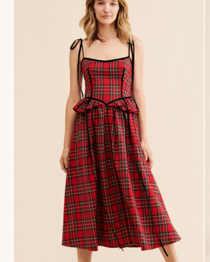 Eliza Faulkner Tessa Plaid Dress  - Image 1