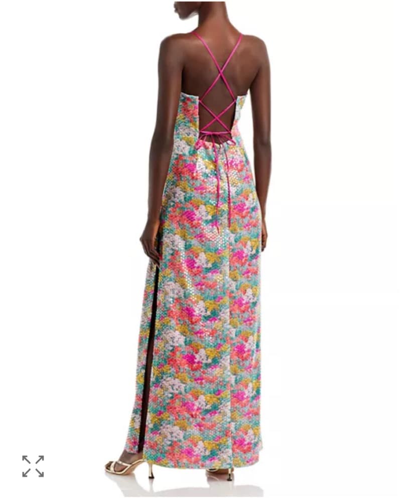 Ramy Brook Zendaya Sequined Floral Gown - Image 2