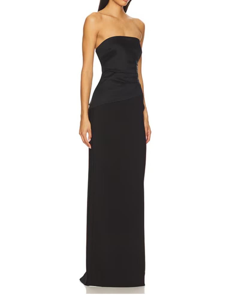 Evie Gown in Black  - Image 2