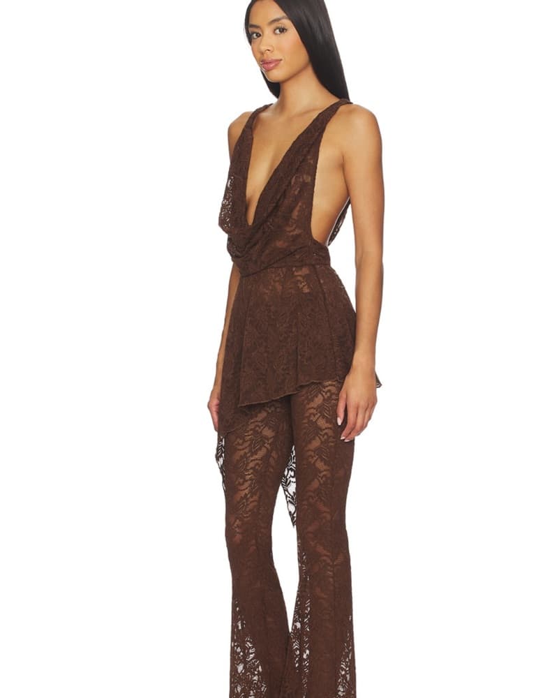 Colson Pant Set In Brown  - Image 2