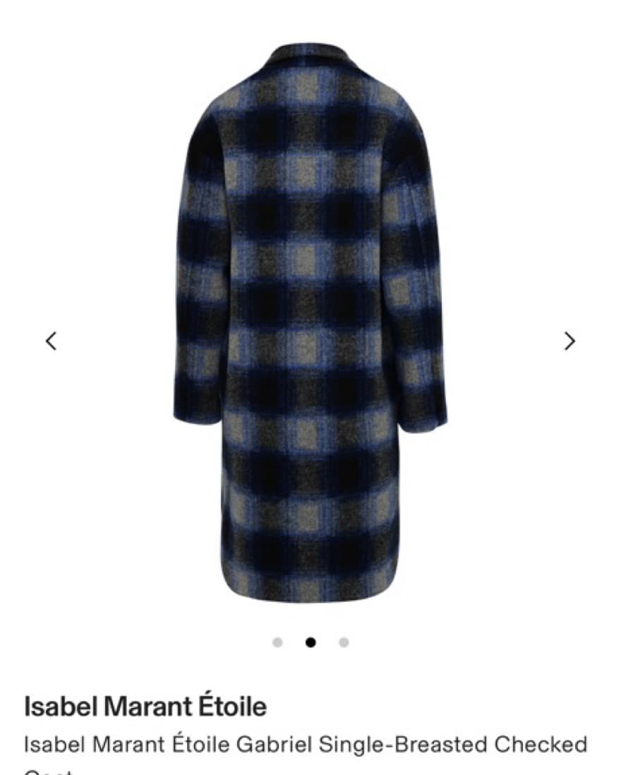 Isabel Marant Checkered Coat - Image 3