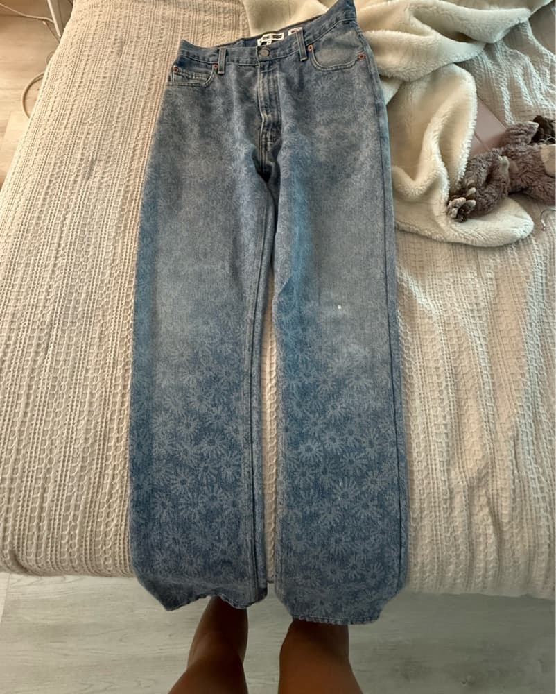 ReDone Flower Jeans  - Image 3