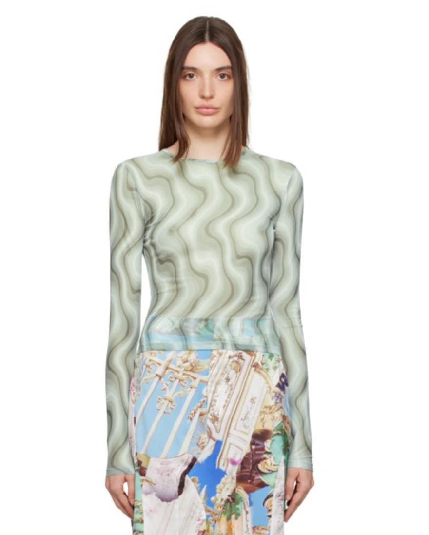 Green Recycle Long Sleeve  - Image 2