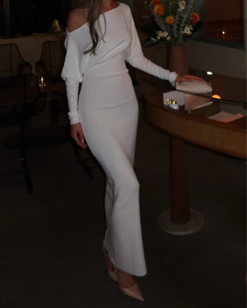 WeWoreWhat off shoulder midi dress  - Image 3