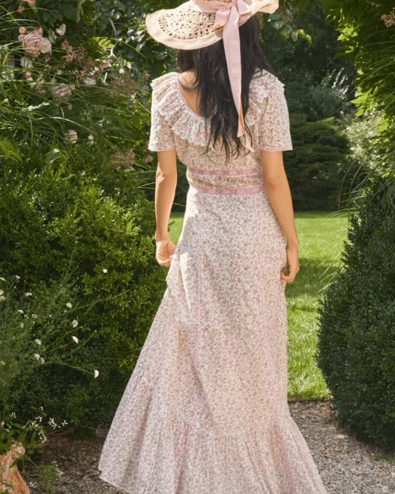 LOVESHACKFANCY Floral Midi Dress - Image 3