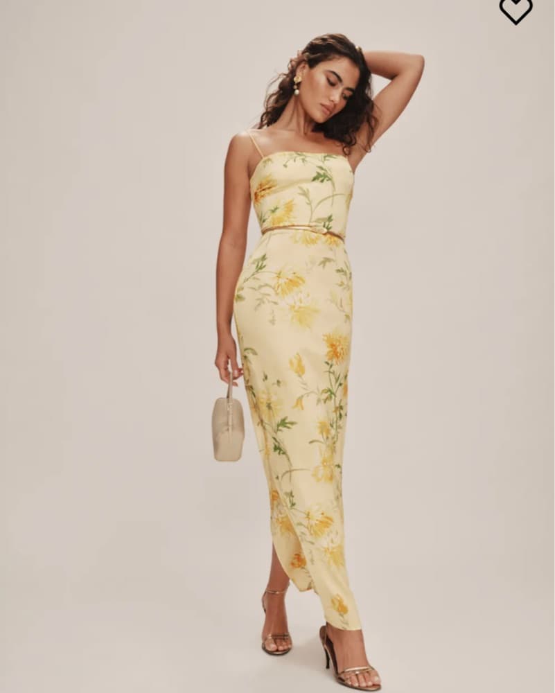 Reformation Frankie silk Dress  - Image 2