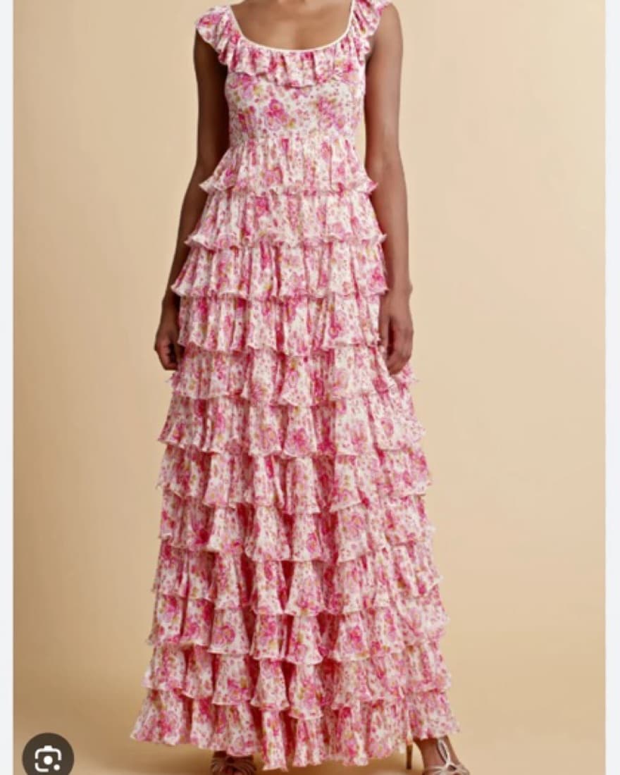 By Timo Gorgette Ruffle Gown - Image 1