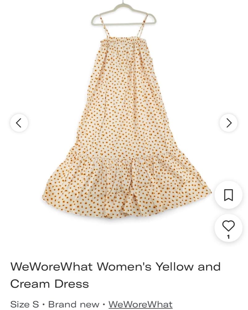 Weworewhat White sunflower Maxi Dress - Image 2