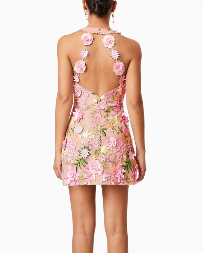 Elliatt Embroidered Flower Dress - Image 4