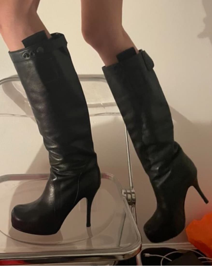 Knee High Rick Owens Boots - Image 2