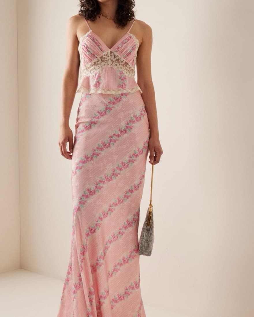 LoveShackFancy Pink Floral Set - Image 2
