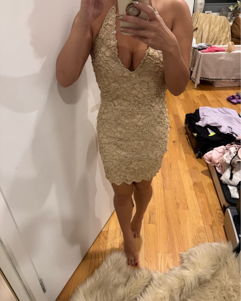 Holt Stunning Sequined Cocktail Dress - Image 1