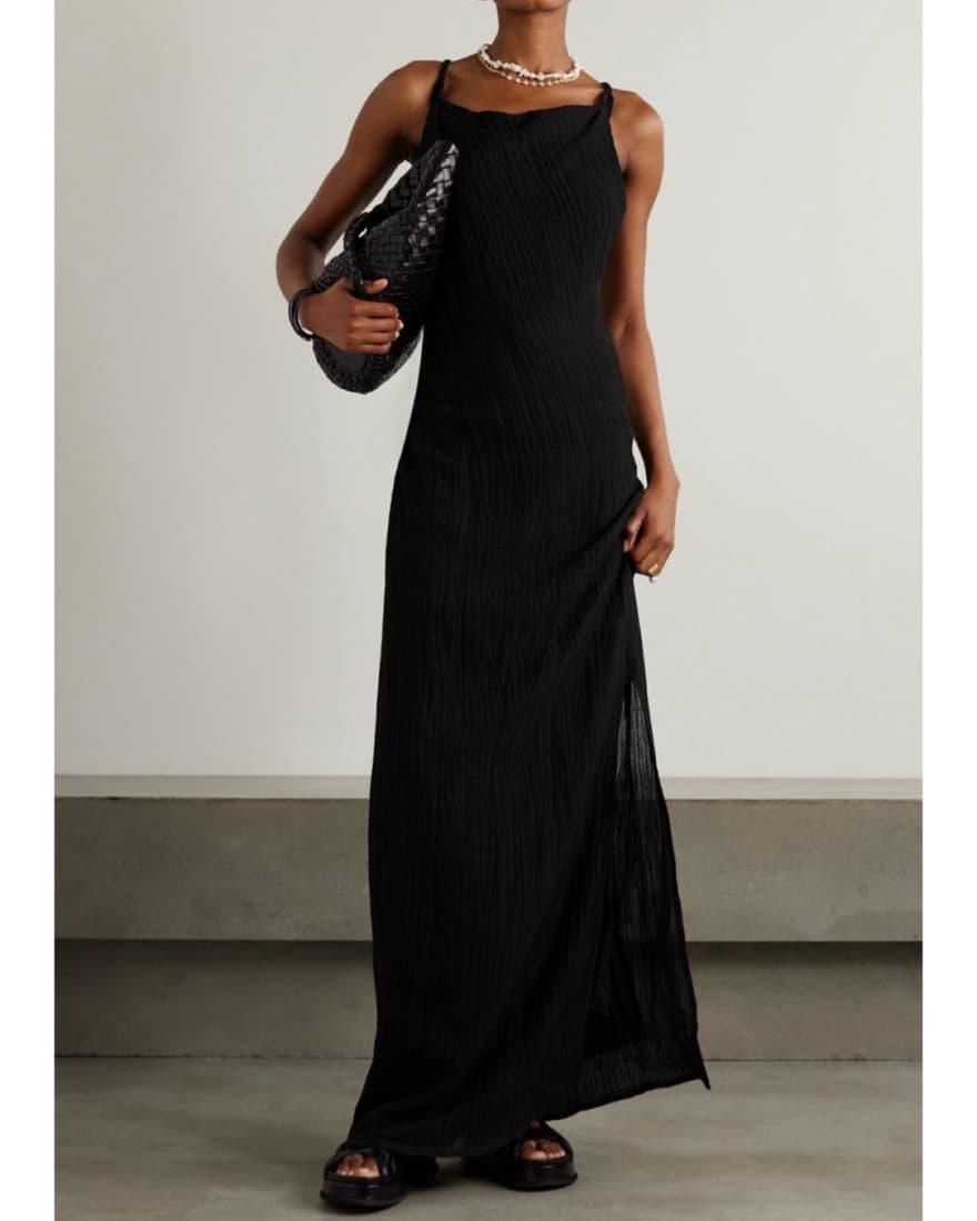 Faithfull Linen-Blend Maxi Dress - Image 1