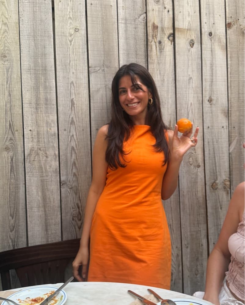 REF Orange Mini Dress - Image 1