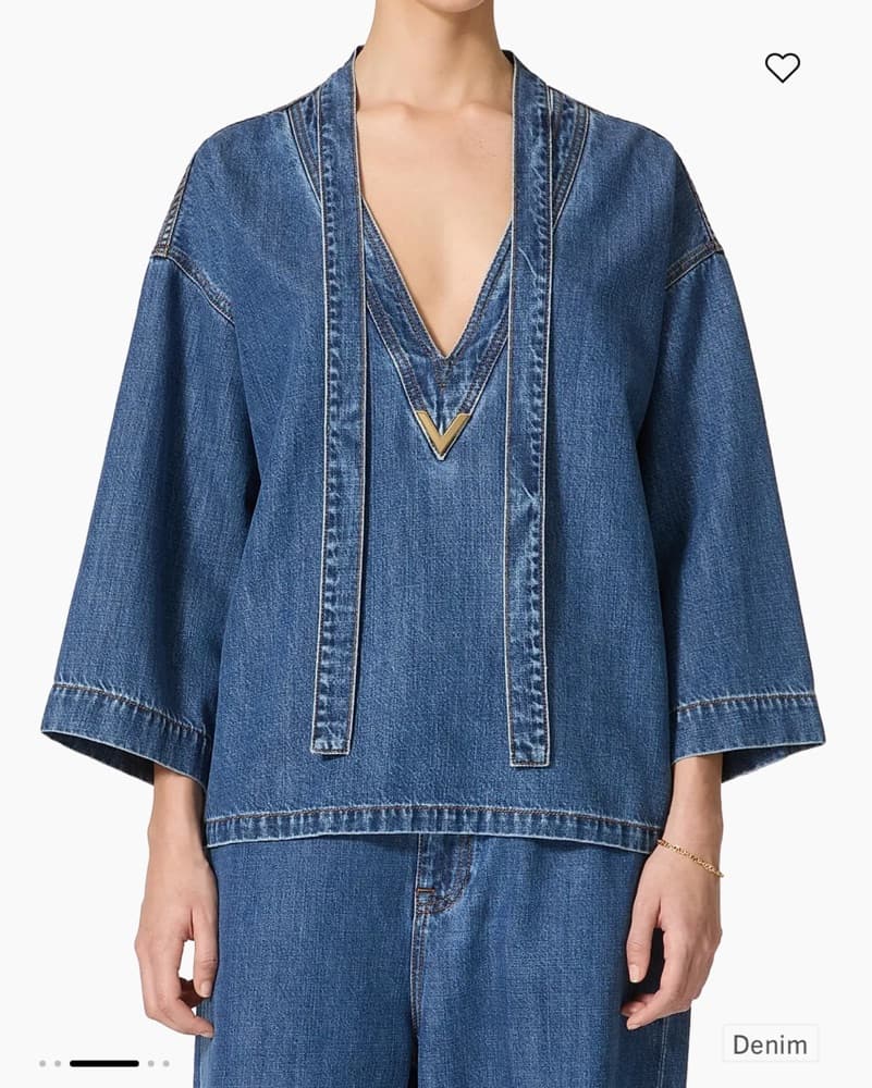 Valentino Denim Top - Image 6