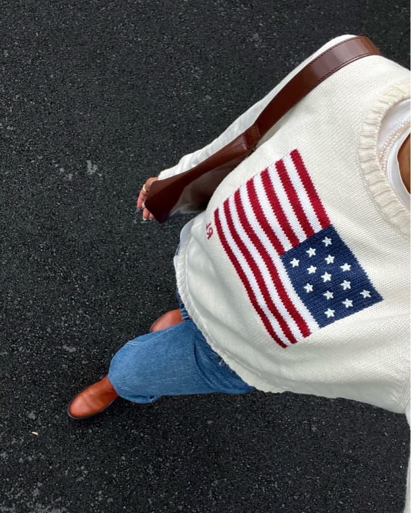 Ralph Lauren American Flag Sweater  - Image 1